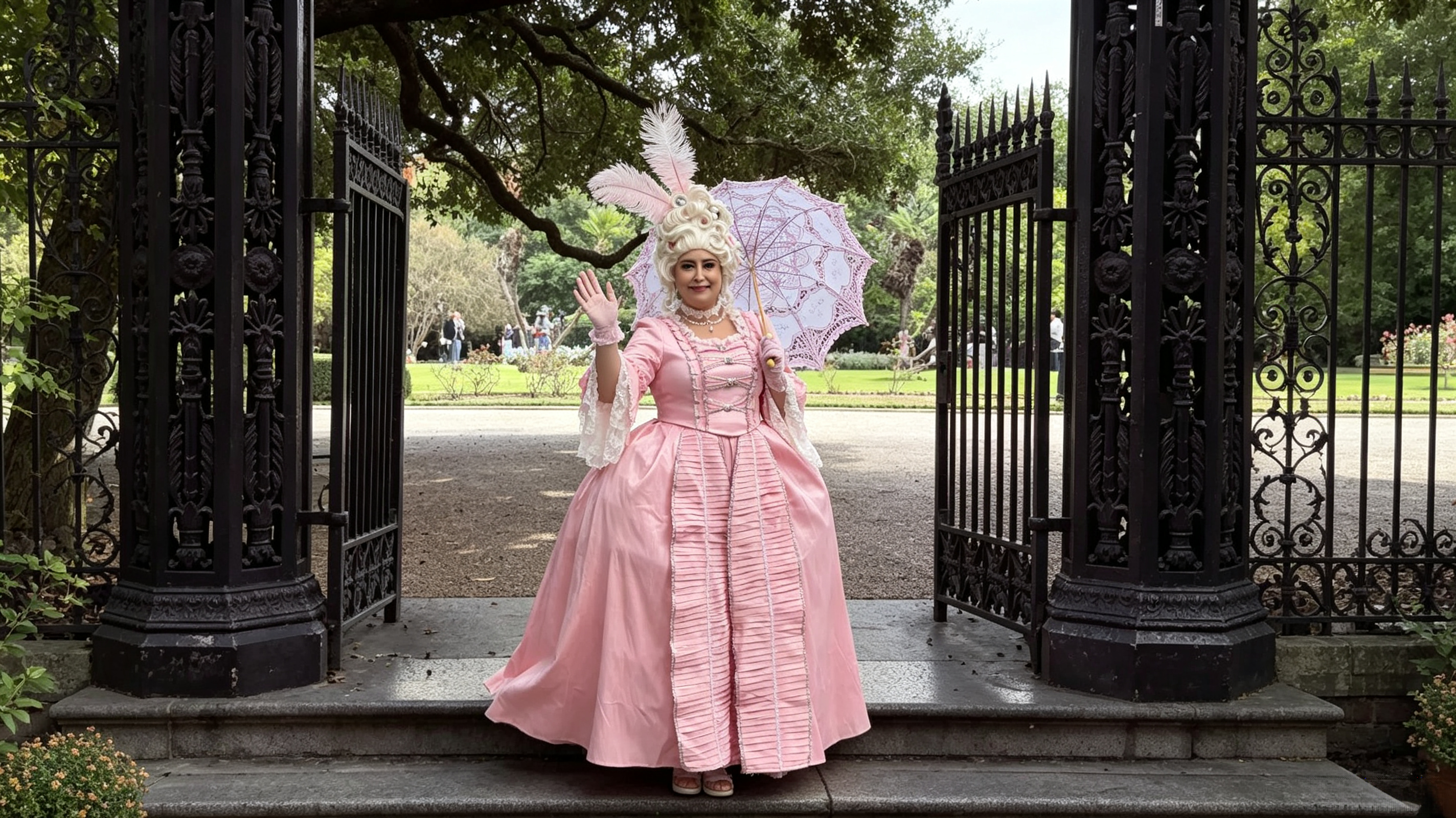 vintage rococo dress