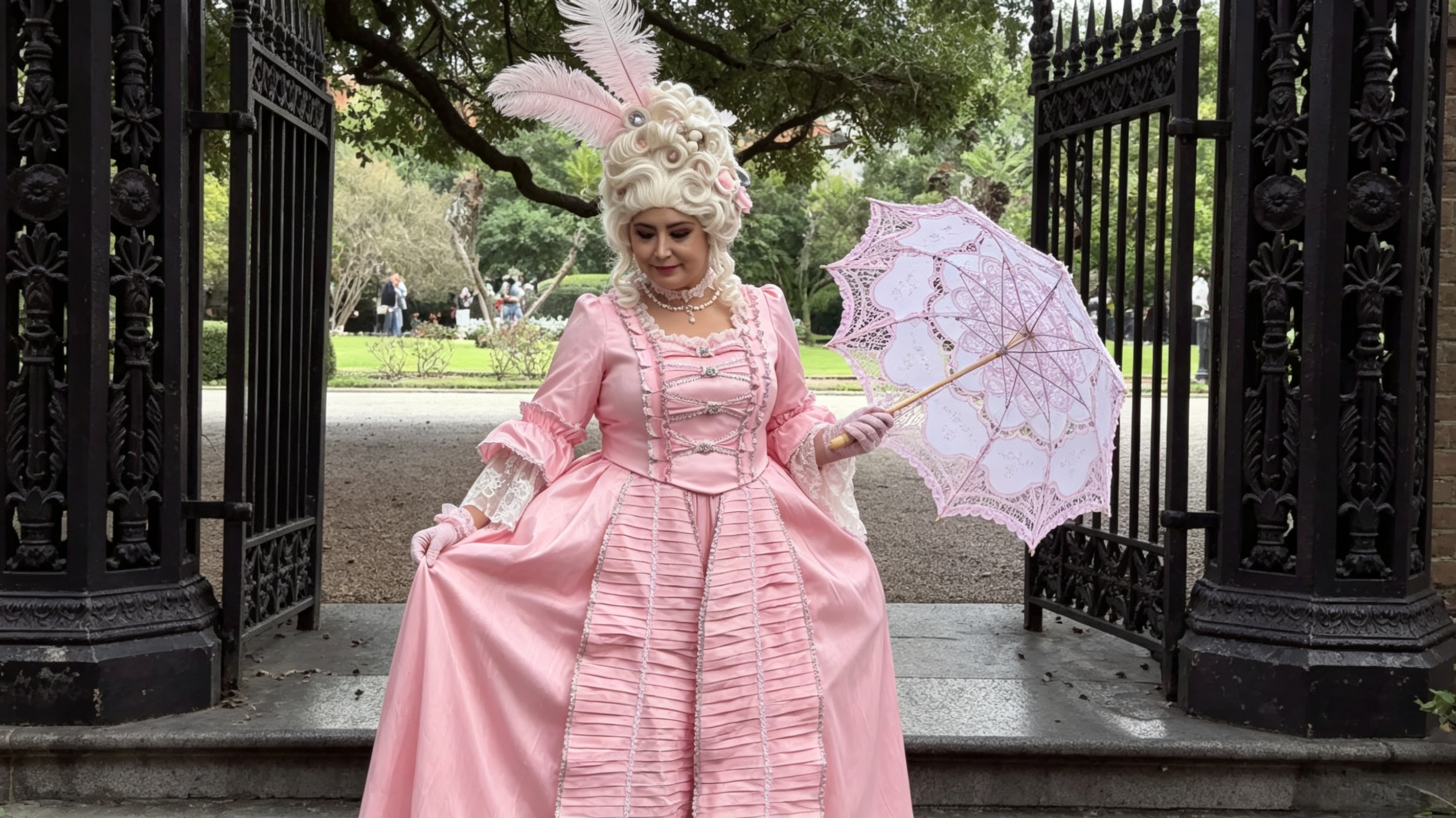 vintage rococo dress