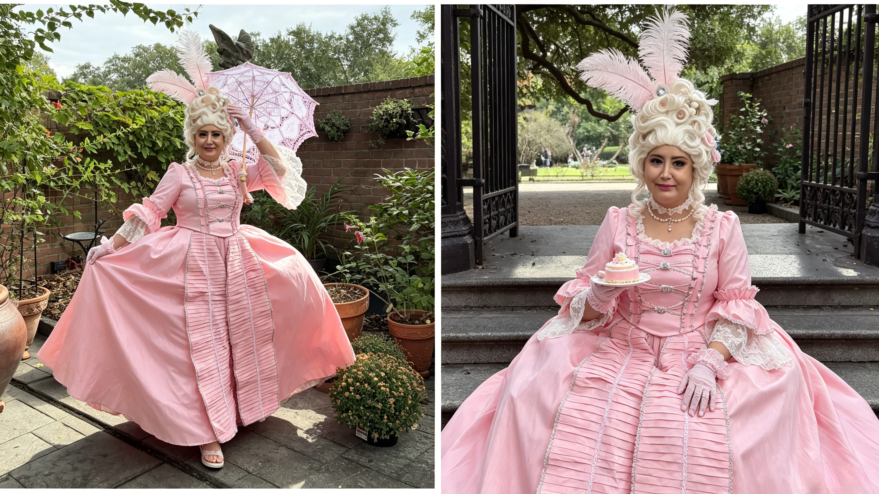 vintage rococo dress
