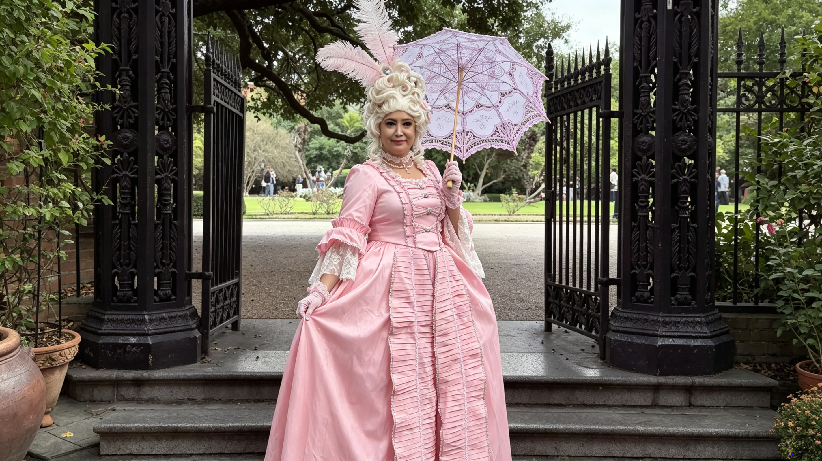 vintage rococo dress