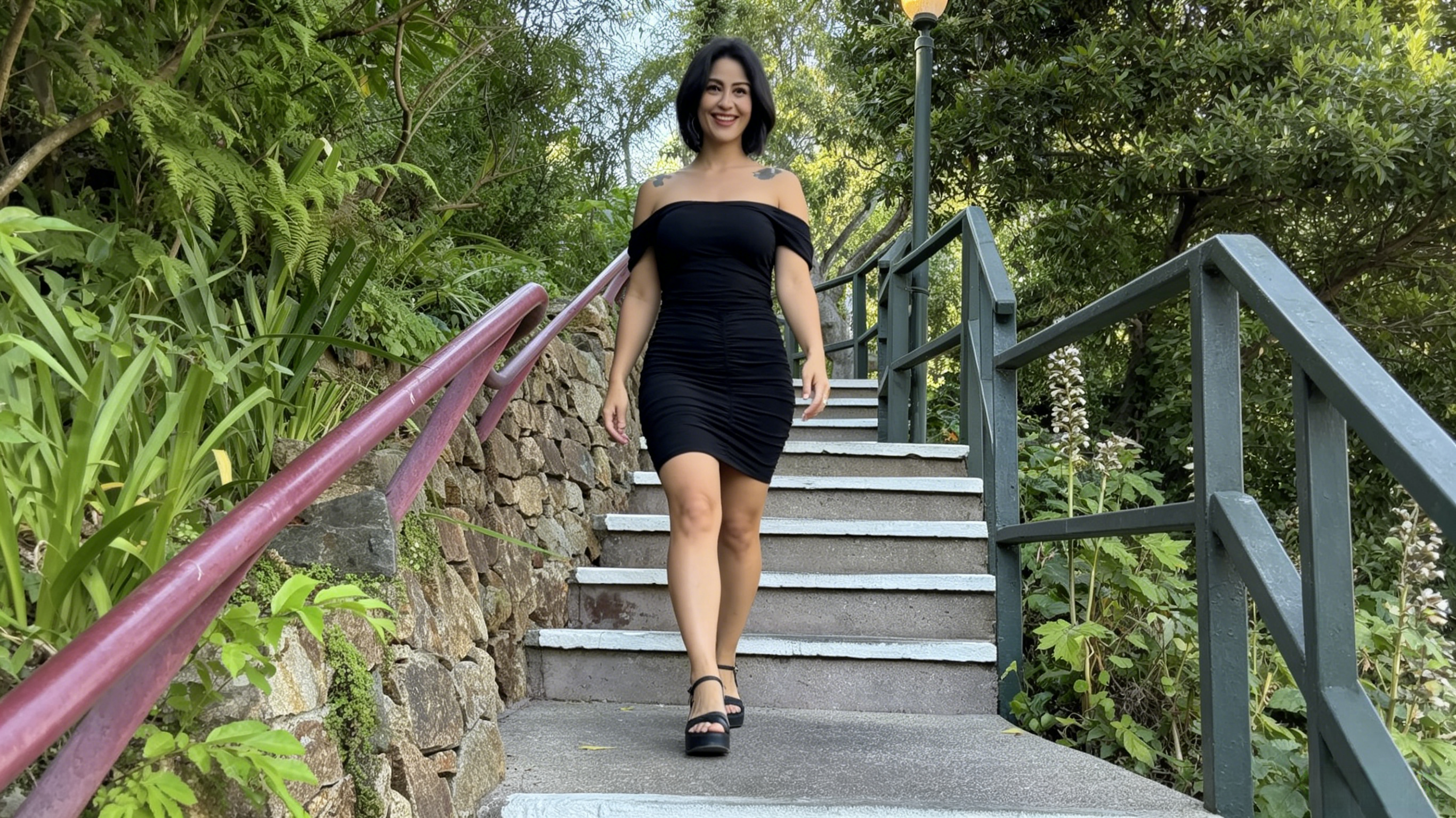 black dress date night outfit