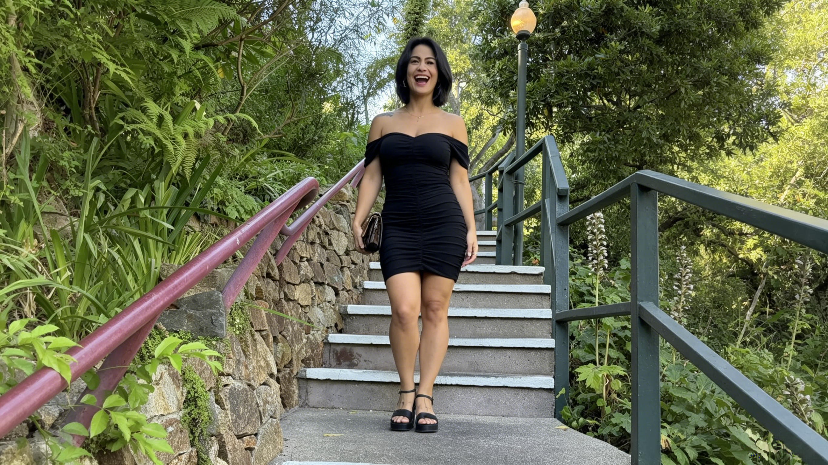 black dress date night outfit