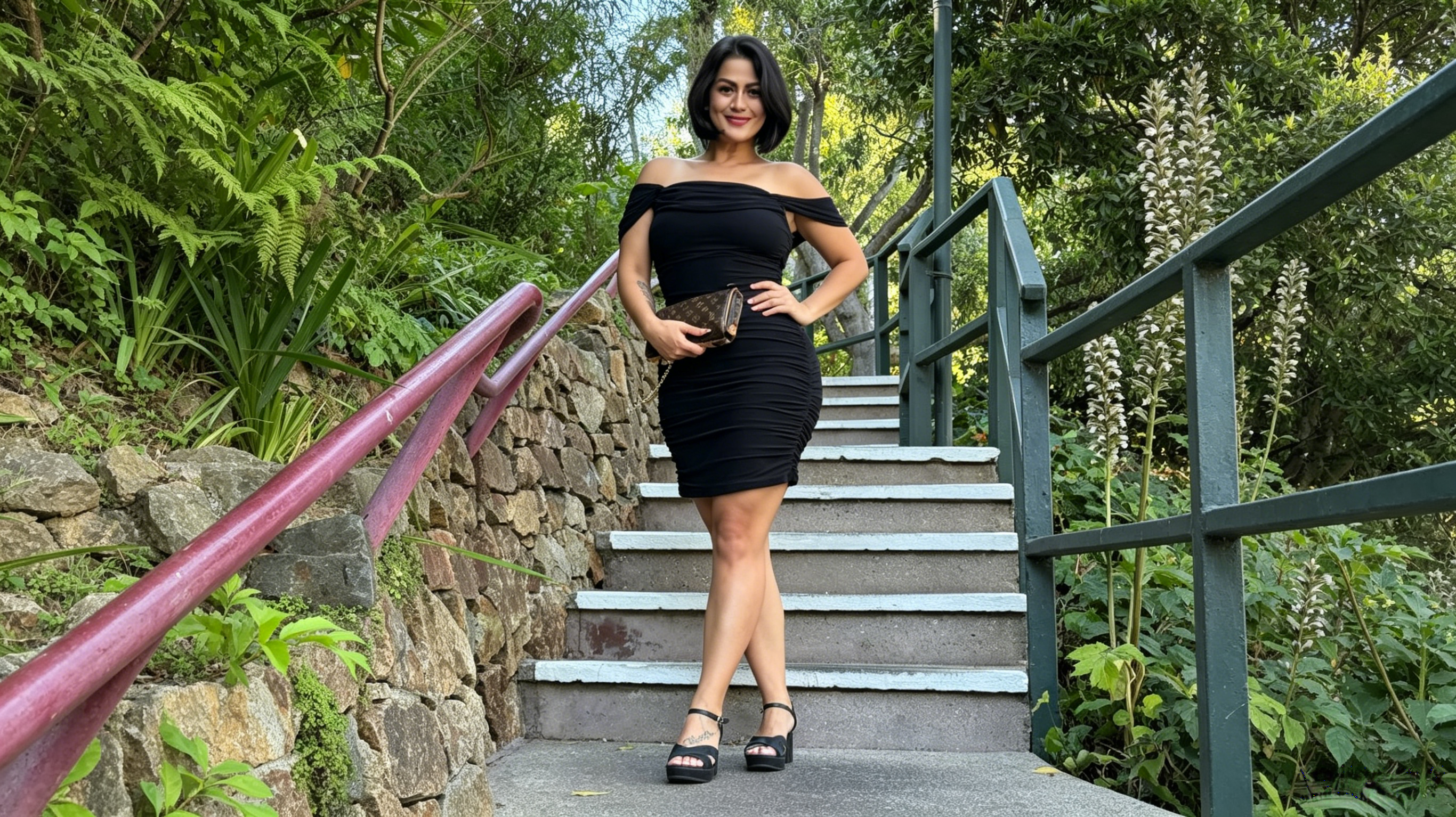timeless black dress for women over 40