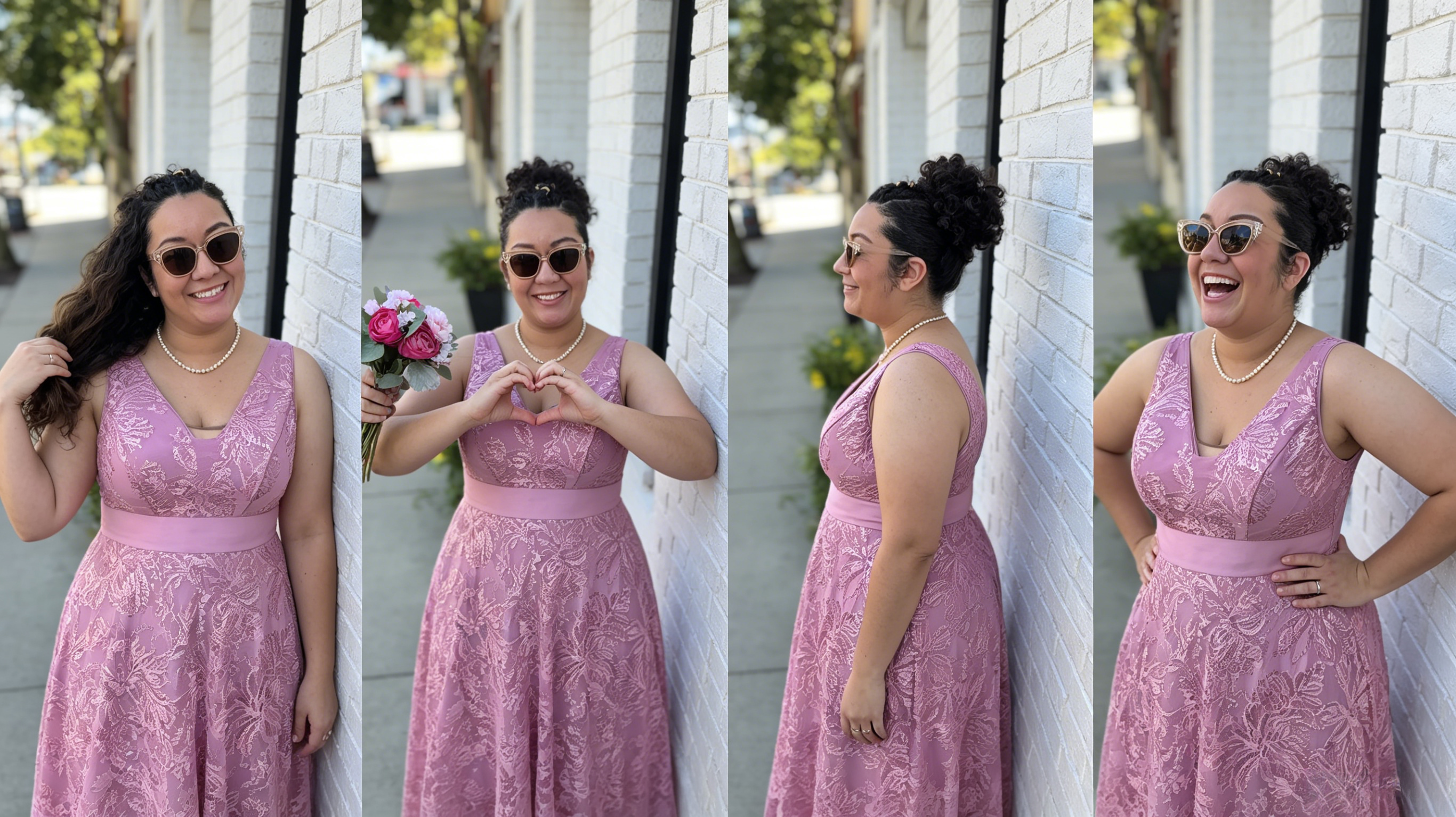 plus size pink prom dresses