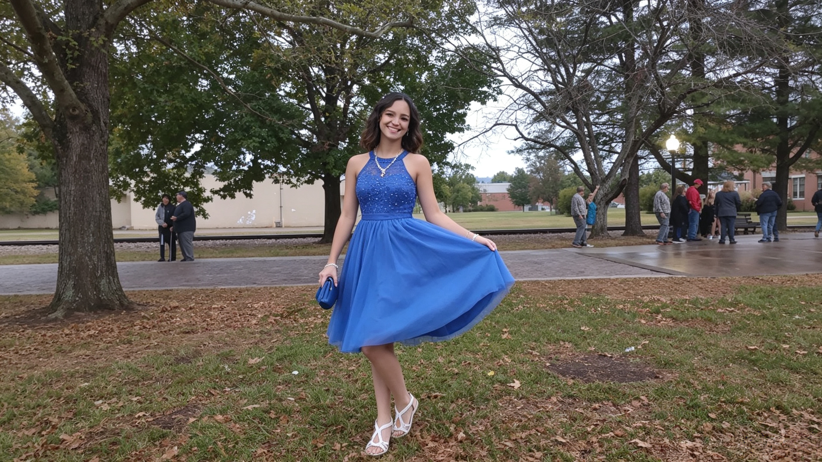 royal blue chiffon homecoming dresses