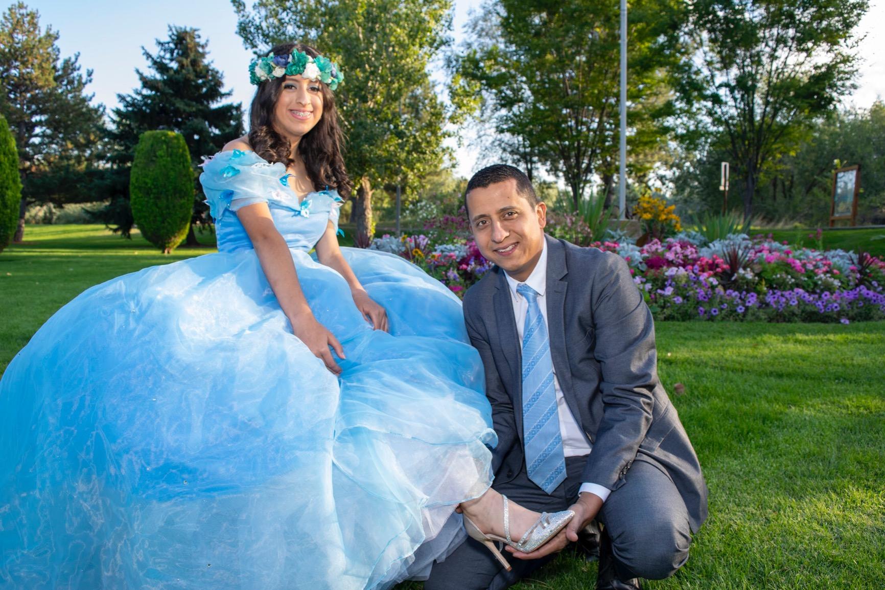 Vestido de princesa para 15 a&ntilde;os
