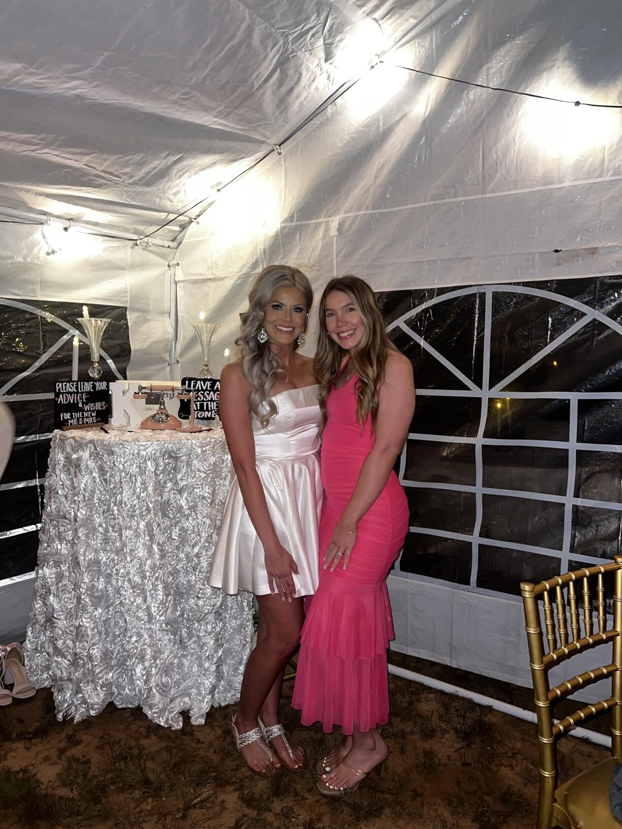 white satin short wedding dress